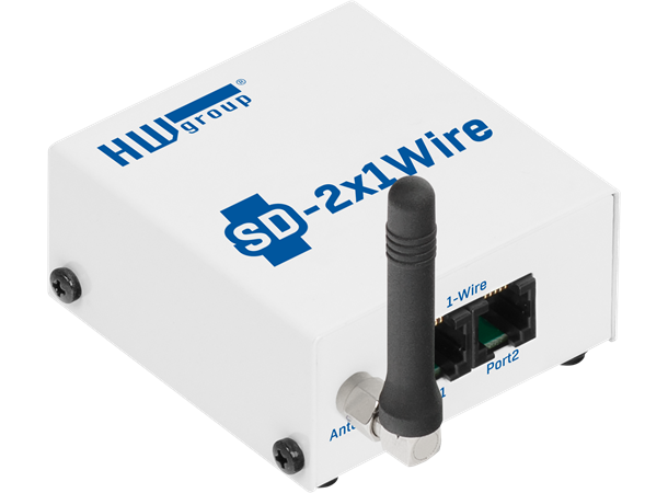HWg SD-2x1Wire Tset HWg SD monitoringenhet med 2 1-wire port