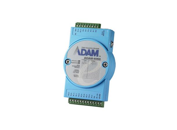 Advantech ADAM-6060 Relestyrer 6 rele ut, 6 digitale innganger