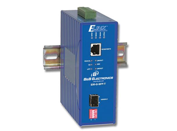 Advantech EIR-G-SFP-T  mediakonverter 10/100/1000Base-TX to Gigabit SFP