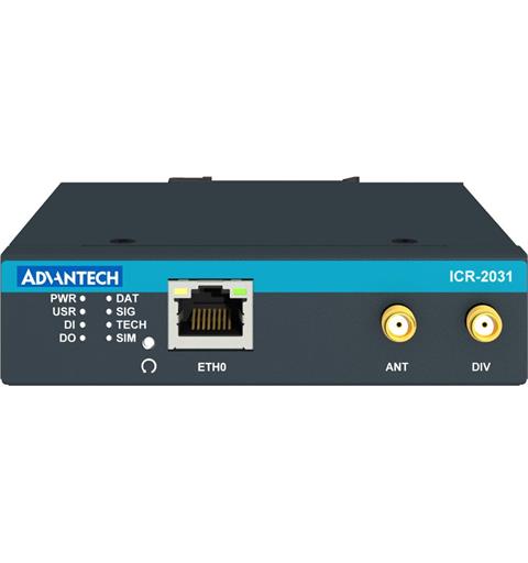 Advantech ICR-2031 4G-ruter/gateway 1 eth, 1 SIM, 1 DI, 1DO