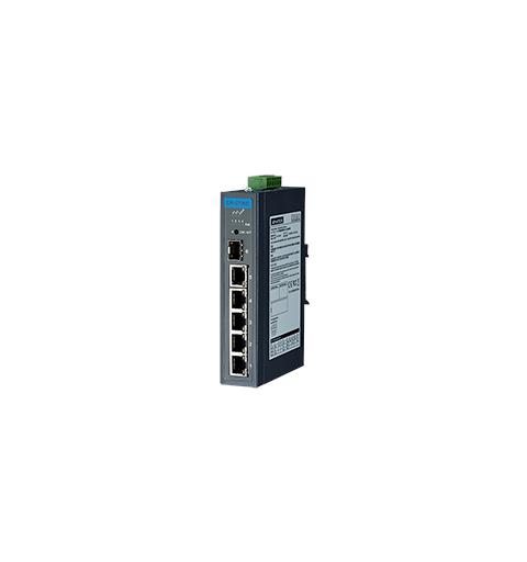 Advantech EKI-2706E-1GFPI 4-port 10/100, 1-port GbE, 1-port SFP